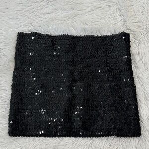 🔮 Ruby Sky Sequin Tube Top